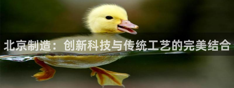 恒行娱乐婆蹬74ooo5盗：北京制造：创新科技与传统工艺的完