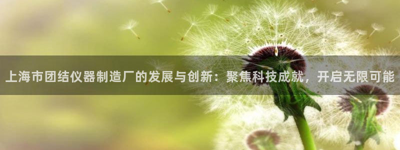 恒行娱乐吴74OOO5：上海市团结仪器制造厂的发展与创新：聚