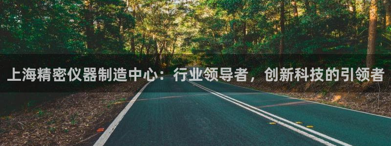 恒行2下74OOO5：上海精密仪器制造中心：行业领导者，创新