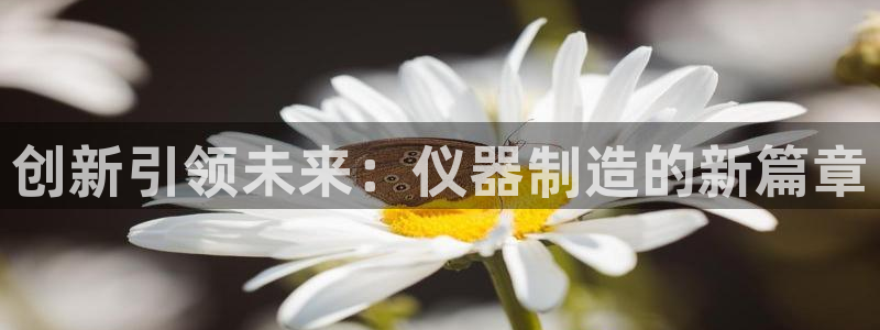 恒行娱乐卫74OOO5：创新引领未来：仪器制造的新篇章