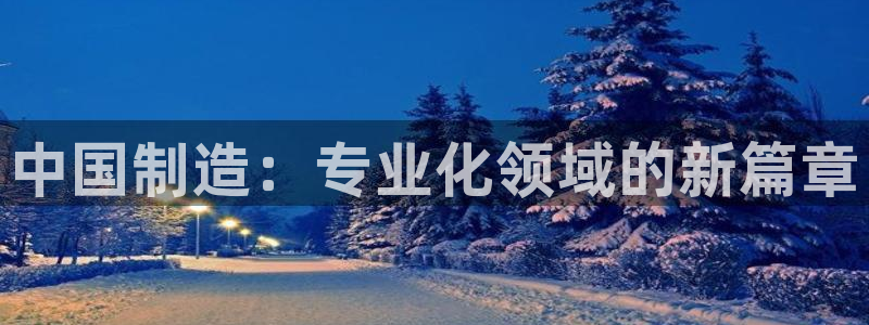 恒行2郑74OOO5：中国制造：专业化领域的新篇章