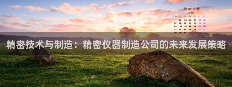 恒行2许74OOO5：精密技术与制造：精密仪器制造公司的未来