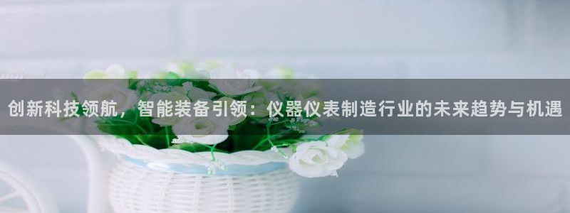 恒行2朱74OOO5：创新科技领航，智能装备引领：仪器仪表制