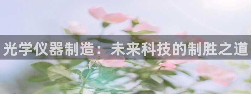 恒行娱乐毓婆74ooo5仪：光学仪器制造：未来科技的制胜之道