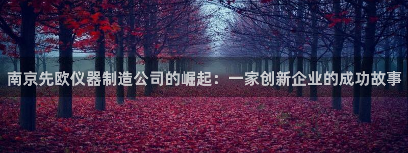 恒行登录就搜6ll5l：南京先欧仪器制造公司的崛起：一家创新