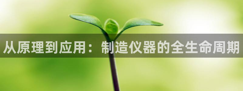 恒行主管招收 6ll5l出奇：从原理到应用：制造仪器的全生命