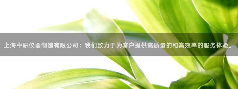 恒行开户娱乐6ll5l特惠：上海中研仪器制造有限公司：我们致