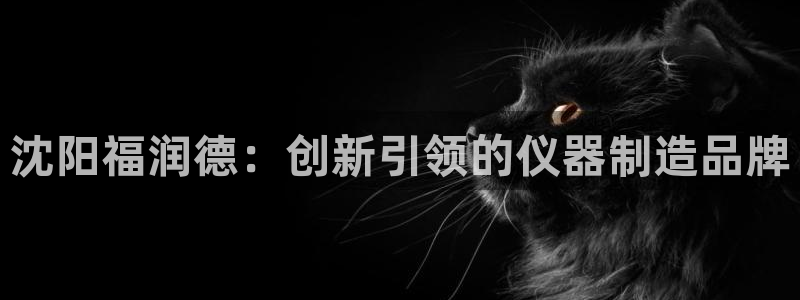 恒行开户全2O5o5O：沈阳福润德：创新引领的仪器制造品牌