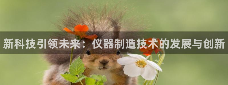 恒行主管6ll5l指定：新科技引领未来：仪器制造技术的发展与