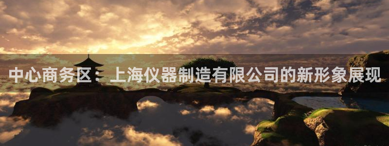 恒行3乃5O6917：中心商务区：上海仪器制造有限公司的新形